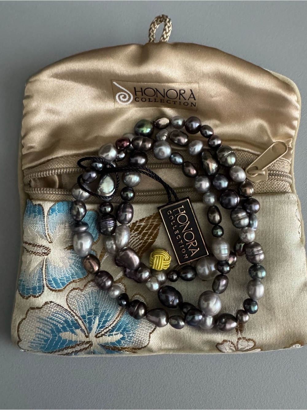NWT Honora Multi-Tone Baroque Pearl Bracelet Set of 3